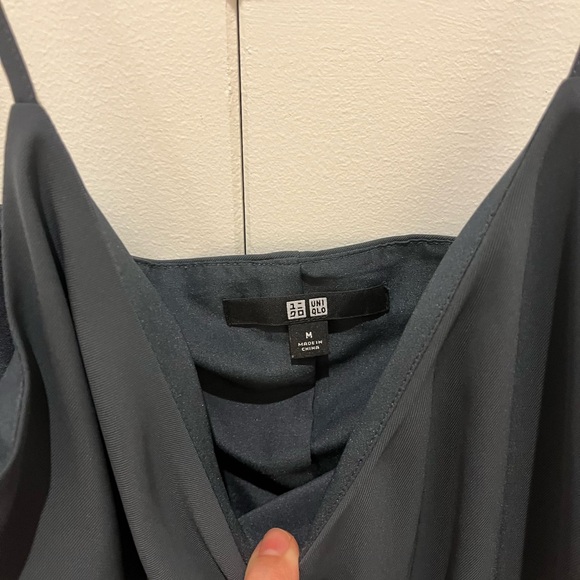 Uniqlo Midnight Blue Midi Dress gently worn - Picture 2 of 14